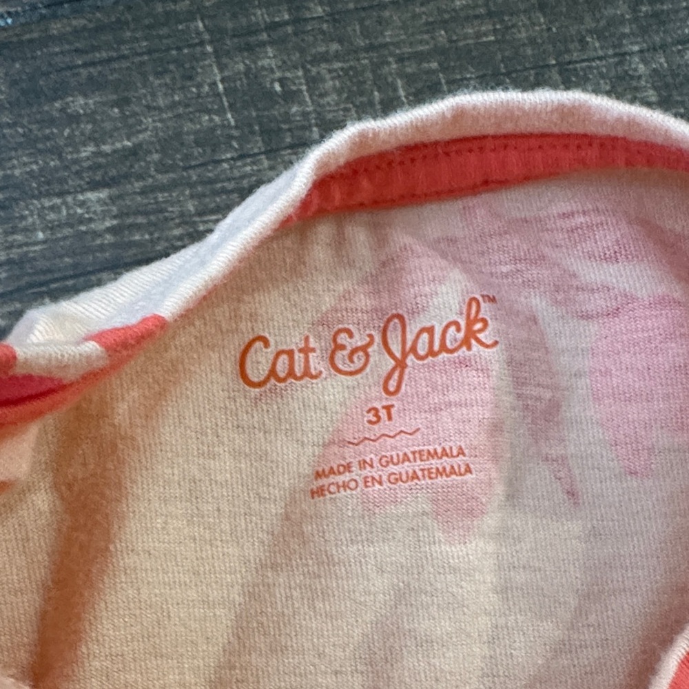 Bundle Orange and Pink Kids Tank Tops and T-Shirt Set - Picture 2 of 2